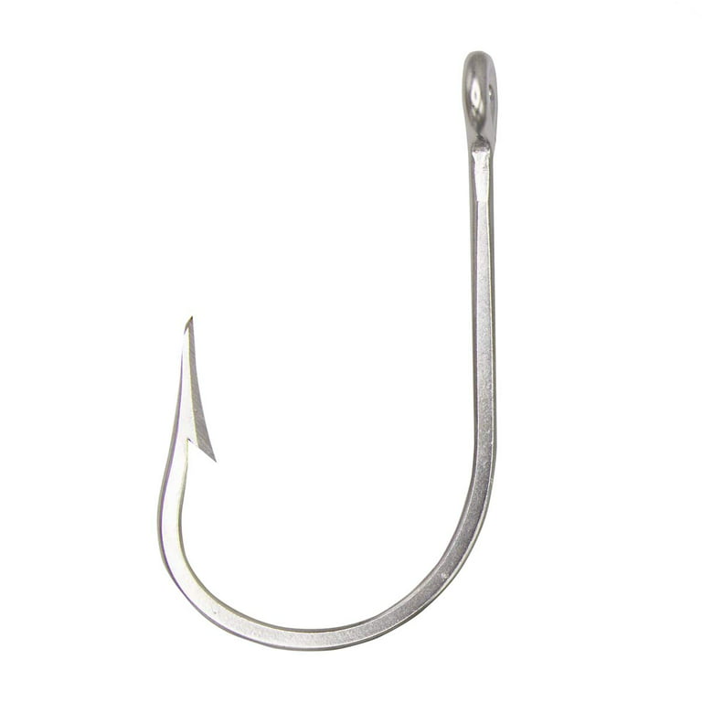 Rite Angler Big Game Stainless Steel Hook Offshore Angler Trolling (2 Pack)  6/0, 7/0, 8/0, 9/0, 10/0, 11/0, 12/0 for Offshore Saltwater Big Game Fishing  