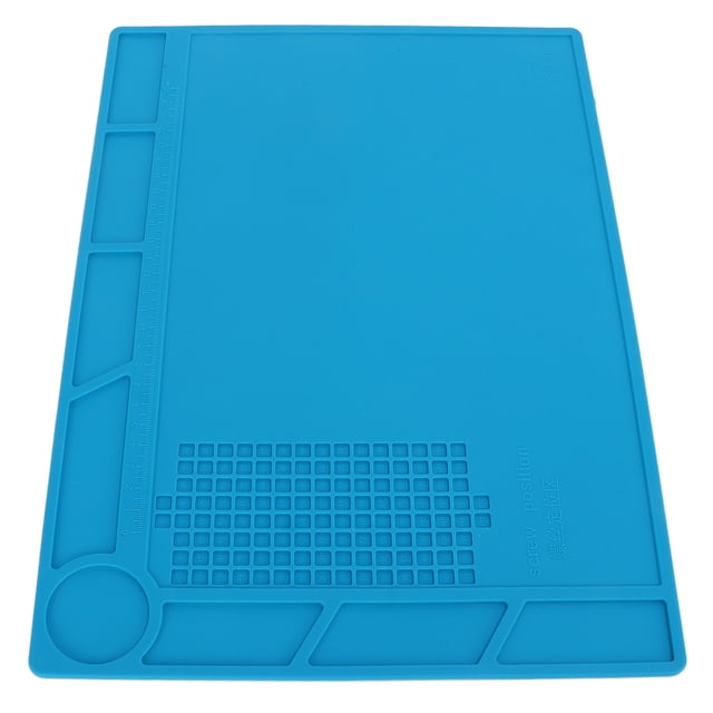 Silicone Maintenance Pad, Non Slip Long Service Life Soldering Mat Heat Insulation Blue For Phone