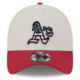 thumbnail image 2 of Men's New Era  Khaki/Red Oakland Athletics 2024 Fourth of July 39THIRTY Flex Hat, 2 of 6