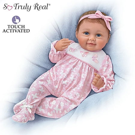 The Ashton-Drake Galleries Hold Me Hailey So Truly Real® Interactive Lifelike Baby Girl Doll Makes 5 Sweet Sounds Weighted Fully Poseable with Soft RealTouch® Vinyl Skin by Artist Ping Lau 18-Inches