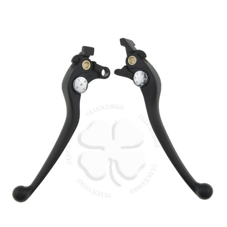 Hand Brake Lever - Black Brake Clutch Levers Hand Sets Suzuki GSX-R 1300 SV 1000 Bandit 1200 Katana