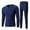 Navy, variant on Wlynlyn Mens Thermal Underwear Sets 2 Piece Soft Warm Outfits Fall Winter Casual Comfy Base Layer Cold Weather Top Bottom