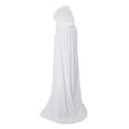 thumbnail image 2 of Disfraces de Halloween, mujeres, hombres, capa elegante, con capucha, bruja adulta, capas largas negras para fiestas navideñas, capas con capucha sidaley JR0584-27B, 2 of 3