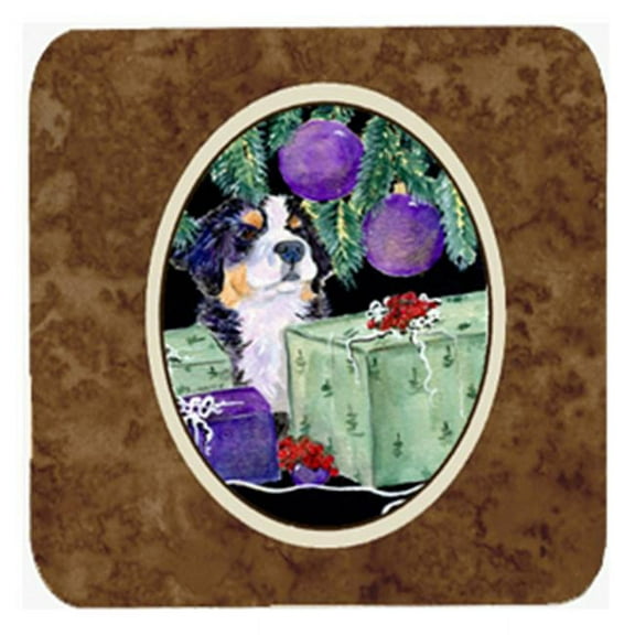 Bernese Mountain Dog Foam Coasters, Set Of 4