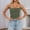Green, variant on Women Tank Tops Solid Square Neck Thin Straps Removable Padding Adjustable Strap Slim Top Womens Cami Coffee XS