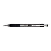 Zebra G-301 Stainless Steel Retractable Gel Pen, 0.7mm, Black Ink