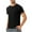 Black, variant on ZCFZJW Workout Shirts for Men Quick Dry Short Sleeve Athletic Running T-Shirt Big and Tall Regular Fitted Moisture Wicking Tops Black L