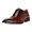 Burgundy, variant on LIBERTYZENO Mens Classic Oxford Dress Shoes Male
