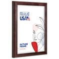 thumbnail image 4 of 22x26 Picture Frame – Red Economy Wood Style 867-881-03400, 0.75 Inch Wood Moulding, Includes Plexiglass and Backing, Wall Display Frame for Art, Posters, or Photos – Frame USA, 4 of 4