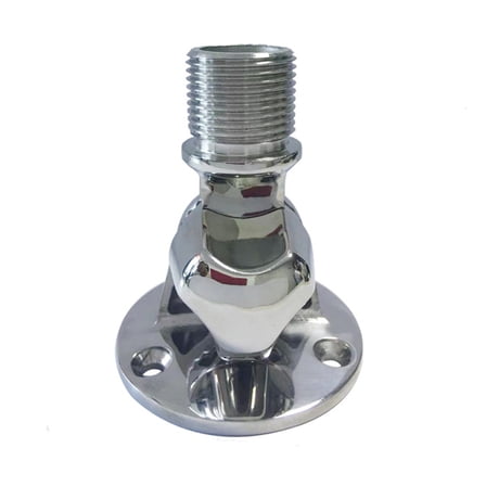 Stainless Steel Boat Swivel Antenna Mount Free Pivoting Base Marine Grade ,Easy to Install
