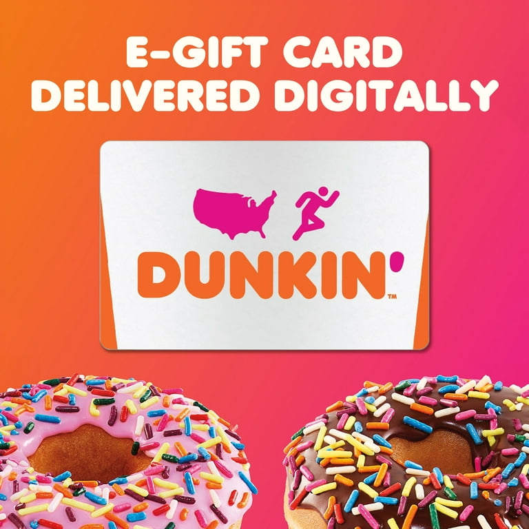 Dunkin' $25 eGift Card [Email Delivery] - Walmart.com