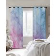 thumbnail image 2 of Purple Blue Marble Blackout Curtains 96 Inch Length 2 Panels Set, Ink Painting Modern Art Full Shading Curtains for Windows, Blackout Curtains for Bedroom Living Room 52"x96", 2 of 8
