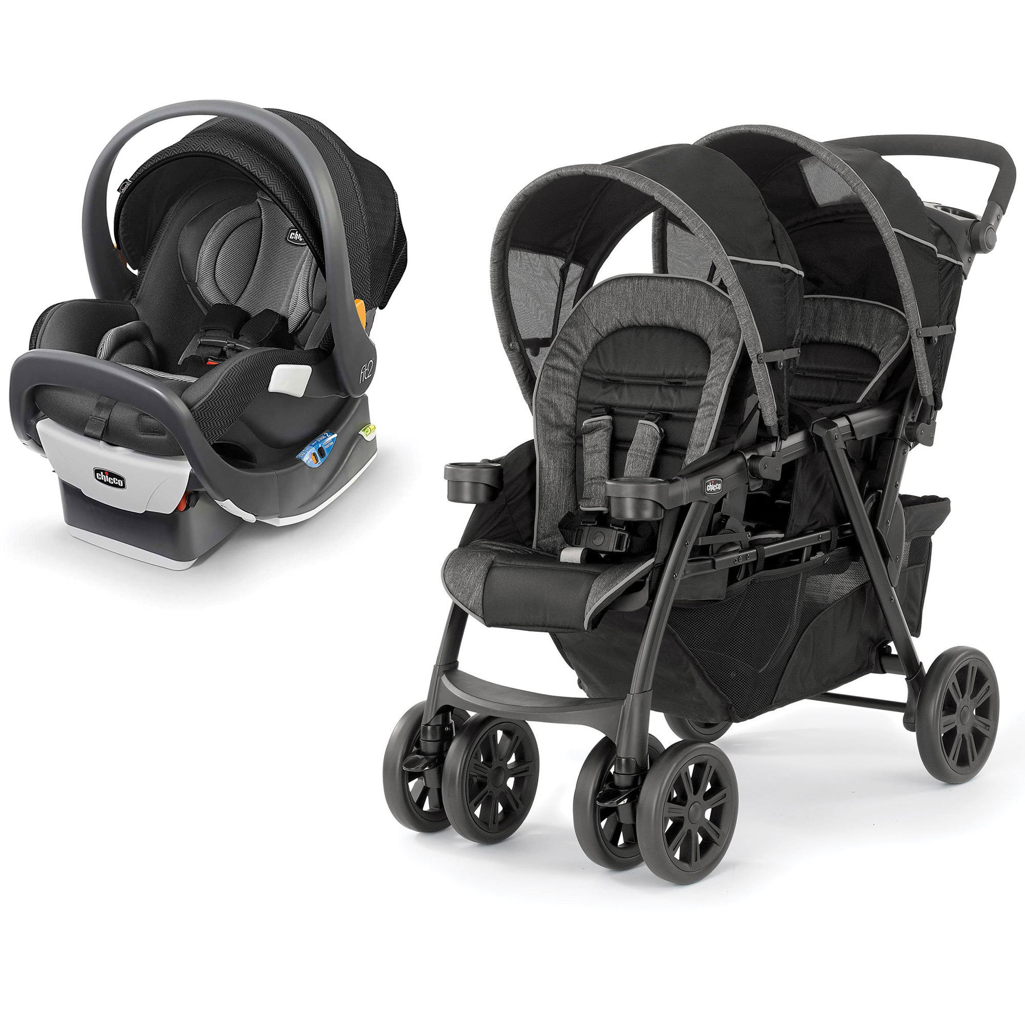 Chicco Fit2 Infant & Toddler Car Seat, Tempo w/ Double Folding Stroller