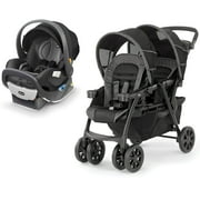 Chicco Fit2 Infant & Toddler Car Seat, Tempo w/ Double Folding Stroller, Mineral