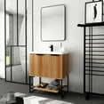 thumbnail image 2 of 30 Inch Freestanding Bathroom Vanity With Resin Basin,30X18, 2 of 9