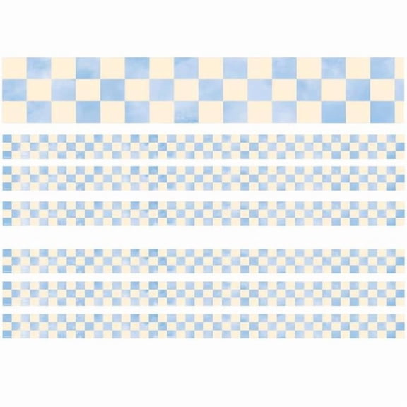 Eureka EU-845692-6 Checkered Sky Deco Trim, 37 ft. per Pack, Pack of 6