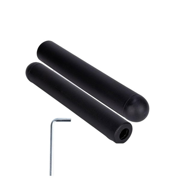 2 adaptadores para barra de pesas con llave, accesorios de gimnasio, postes de pesas cabeza de bola de 50 mm x 300 mm