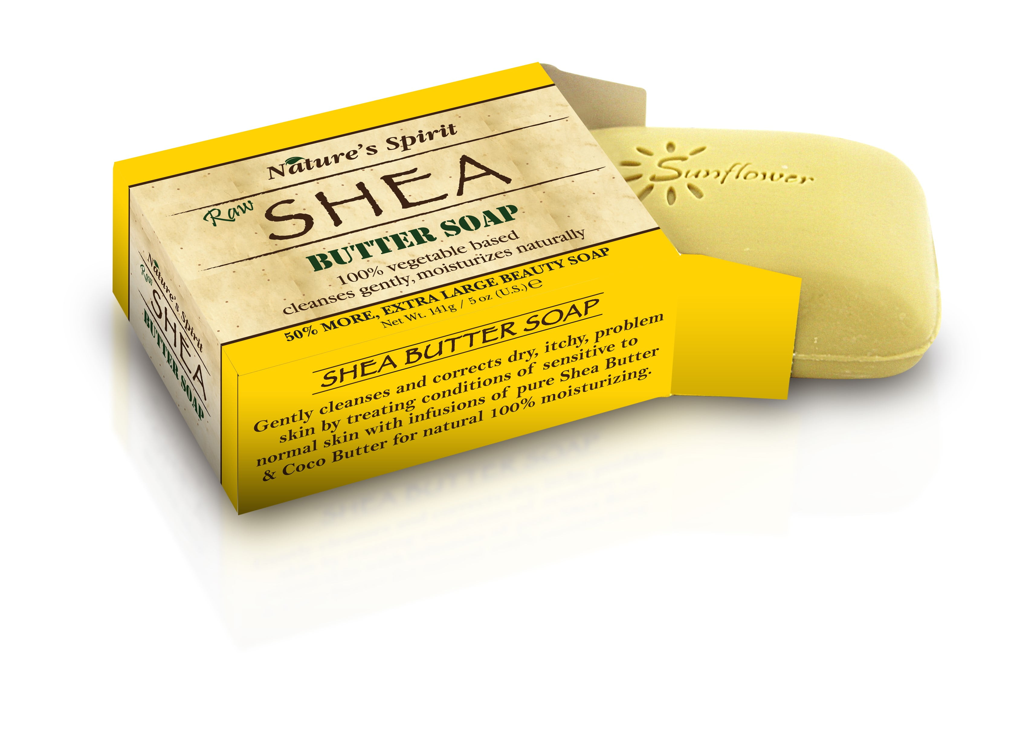 Sunflower Nature's Spirit Butter Soap, Shea, 5 Oz