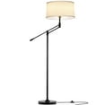 thumbnail image 2 of Brightech Ava Haut Lampadaire Industriel avec Ampoule LED, Noir, 2 of 12