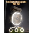 thumbnail image 4 of Ventilador de camping Orteen recargable de 23 cm con batería de 20000 mAh, 4 of 6