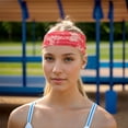 thumbnail image 6 of Unique Bargains 1 Pc Tie-Dye Headband for Yoga Red, 6 of 6