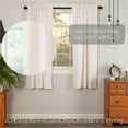 thumbnail image 5 of Simple Life Flax Antique White Short Panel Set of 2 63x36, 5 of 8