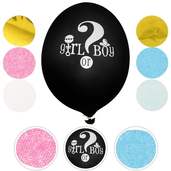 FRCOLOR  Confetti Gender Reveal Balloons Party Decorations Pastel Colors Baby