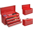 thumbnail image 3 of Barara King Portable Garage Mechanic Tool Cabinet Box with 3 Drawers, 3 of 9