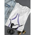 thumbnail image 3 of Dancer On Purple Aerial Silk. T-Shirt Women -Image by Shutterstock, Female Medium, 3 of 4
