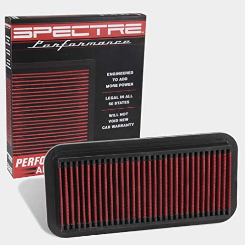 Washable Filter Spectre Performance Universal Clamp-On Air Filter SPE-HPR9885 Round Tapered; 3.5 in Flange ID; 9 in Height; 6 in Base; 5.125 In Top High Performance 