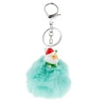 thumbnail image 1 of Llavero Creativo Perfecl Colgante de Pelota de Peluche de Papá Noel Decoración Navideña Verde, 1 of 8