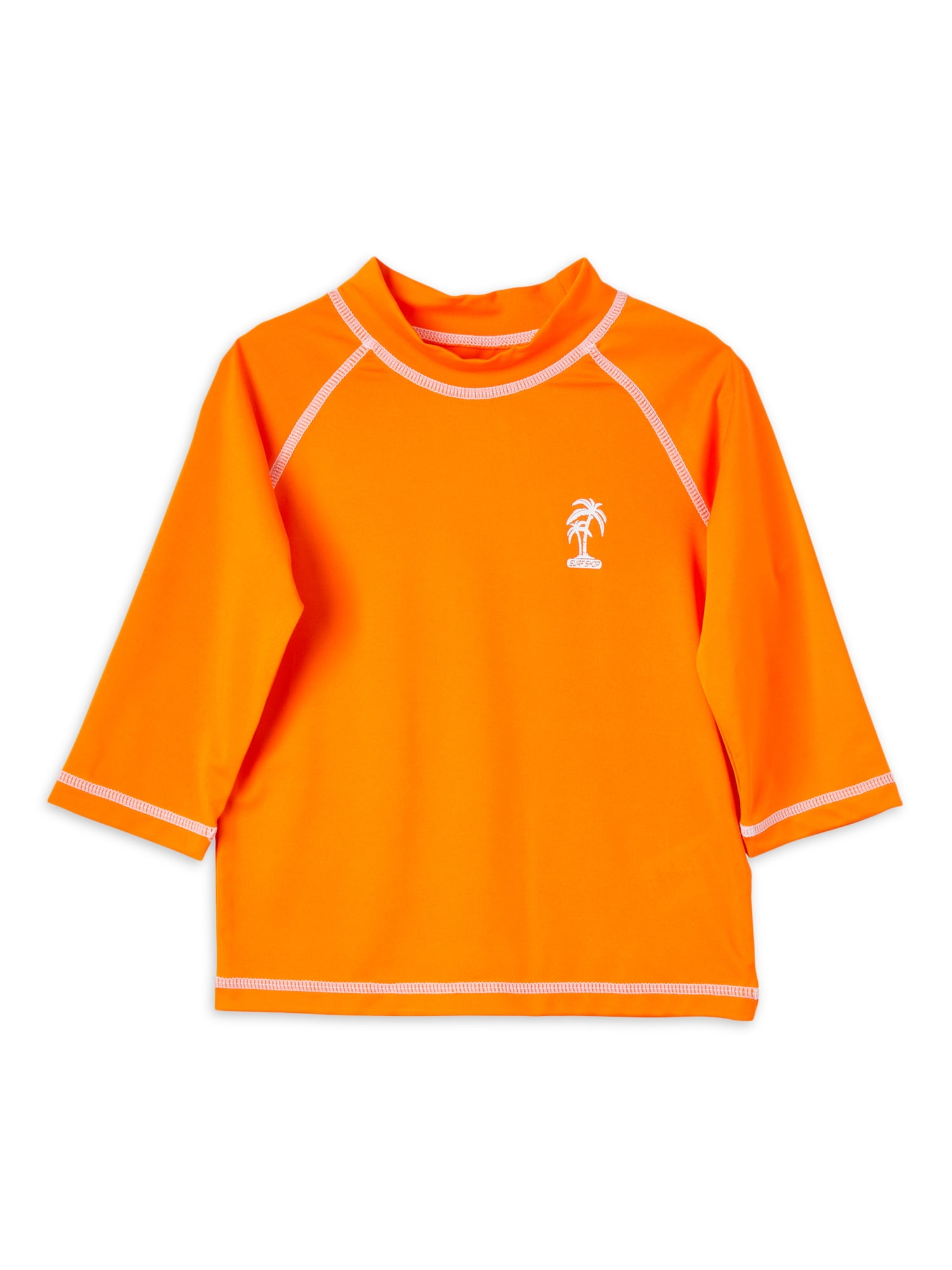 iXtreme Boys Solid Long Sleeve Rash Guard Swim Tops, Sizes 418