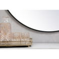 thumbnail image 6 of Metal frame round mirror 39 inch in Black, 6 of 7