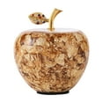 thumbnail image 2 of pstuiky Adorno navideño de manzanas de cristal. Manzanas de cristal para la víspera de Navidad. Figuras de manzanas coleccionables para la decoración navideña del hogar., 2 of 6