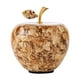 thumbnail image 2 of Figura de manzana de cristal | Adorno navideño de cristal y decoración navideña para el hogar | Regalo coleccionable de 15 cm para Nochebuena y decoración de temporada, 2 of 6