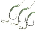 thumbnail image 4 of <p>Carp Hooks, Easy To Carry And Store Stainless Steel Hooks, Green Camouflage Sinking Braid Line For Outdoor Angler</p>, 4 of 7