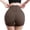 Brown, variant on Linerless Relaxed Casual Shorts for Women Blended Fabric High Waisted Work Travel Pants with Pockets Stretchy Business Casual Slacks Yoga Shorts with Pockets for Wowomen Orange,S