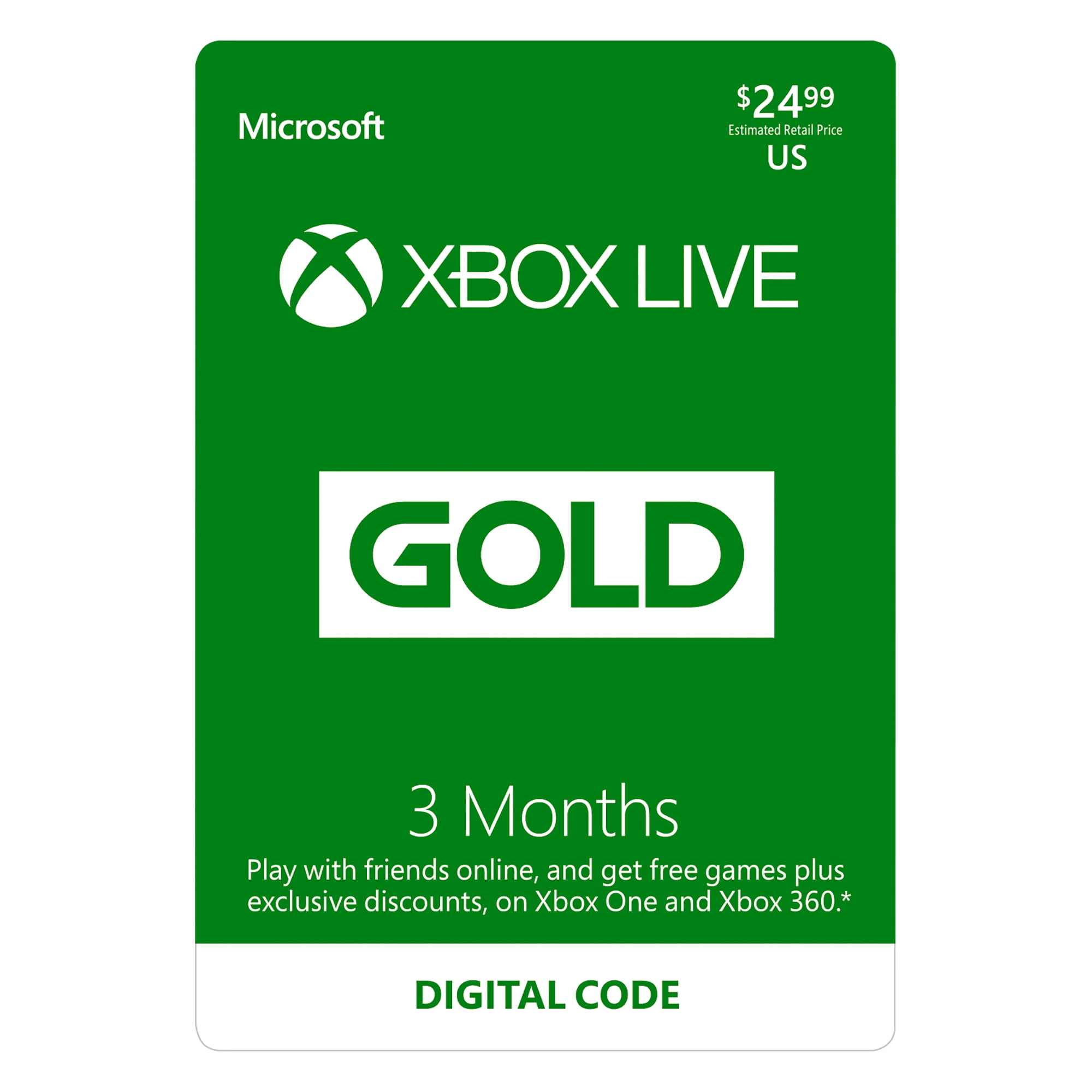 xbox live gold 12 month usa