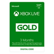 Xbox Live 3 Month Gold Membership, Microsoft, [Digital Download]