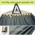thumbnail image 3 of Tranquillo Universal Hammock with Stands Electro Static Coated Steel, Adjustable Foldable Hammock Stand with 2 Layered Polyester Net and Carry Bag for 2 Persons. Canvas - Grey, 3 of 5