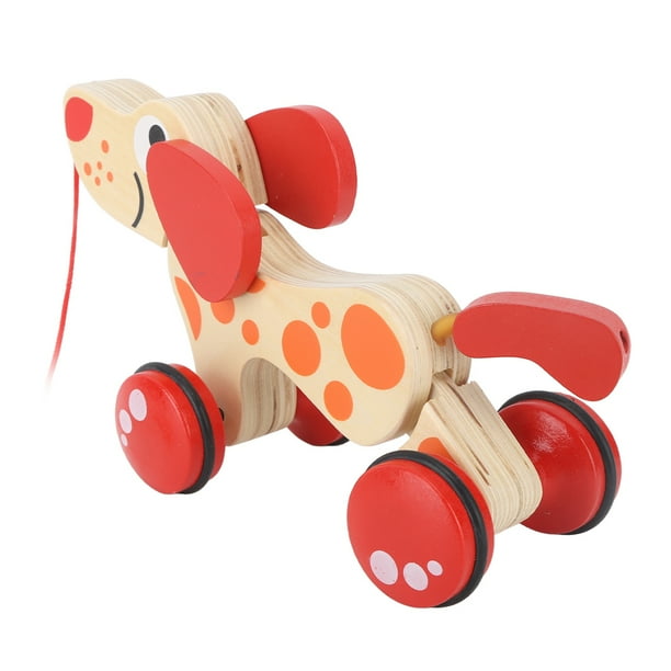 Juguete De Madera Para Perros Juguete De Madera Para Tirar Juguete De Empuje Para Cachorros Juguete Para Perros Con Rueda De Madera Para Ninos Regalo Para Ninos Walmart en linea