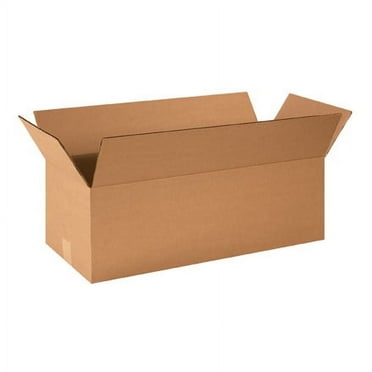 ShippingSuppliesByMail 24 x 10 x 8" Long Corrugated Boxes ECT-32 25/Case
