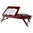 thumbnail image 2 of Winsome Alden Bed Tray, Walnut, 2 of 9