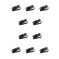 thumbnail image 1 of Sidaley Soportes para gafas, Clip para gafas de sol, rotación de 360 ​​grados, colgador práctico, abrazadera de almacenamiento, hebilla Negro liso 10piezas, 1 of 6