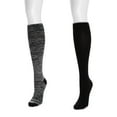 thumbnail image 4 of MUK LUKS Women's 2 Pair Pack Nylon Compression Knee High Socks, 4 of 5