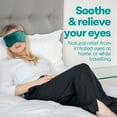 thumbnail image 2 of Medi Grade Adult Heated and Cooling Eye Mask – 2-in-1 Microwavable Mask for Dry Eyes & Puffiness Relief, 2 of 9