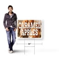 thumbnail image 4 of Caramel Apples Yard Sign 10 Pack of 18 Inch x 24 Inch Double Sided Weatherproof Heavy-Duty Plastic with Stake | Freshly Made Treats, Food Stands, Perfect Snacks | Made in USA, 4 of 7