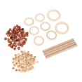 thumbnail image 4 of M Buder Kit de Macramé DIY para Principiantes Cuerda de Algodón Cuentas de Madera Colgador de Plantas Suministros de Arte, 4 of 9