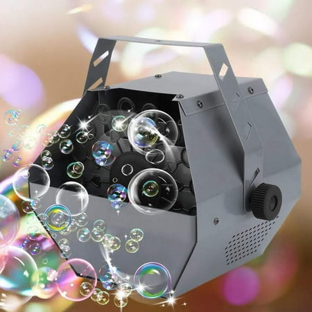 16 Wand Metal Case Automatic Blowing Bubble Machine Auto Blower Maker Wedding Christmas Party Stage DJ DISCO Pub US Plug