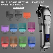 Hatteker Professional Hair Clippers Cordless Hair Trimmer for Men Rechargeable Haircut Machine